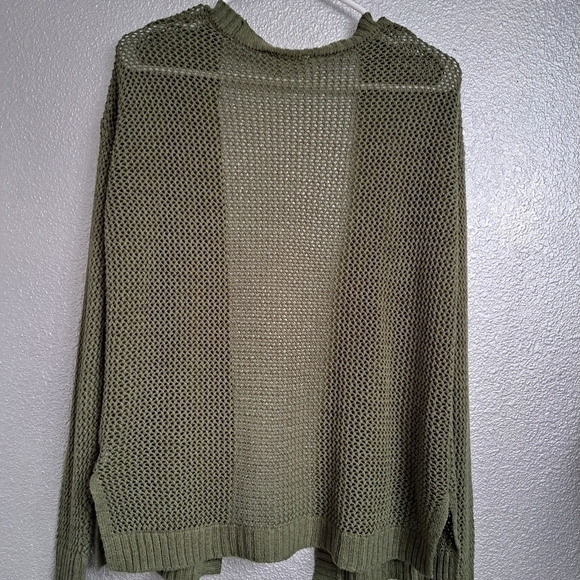 Mudd Women's Olive Green Cardigan  Size XS - Picture 6 of 7